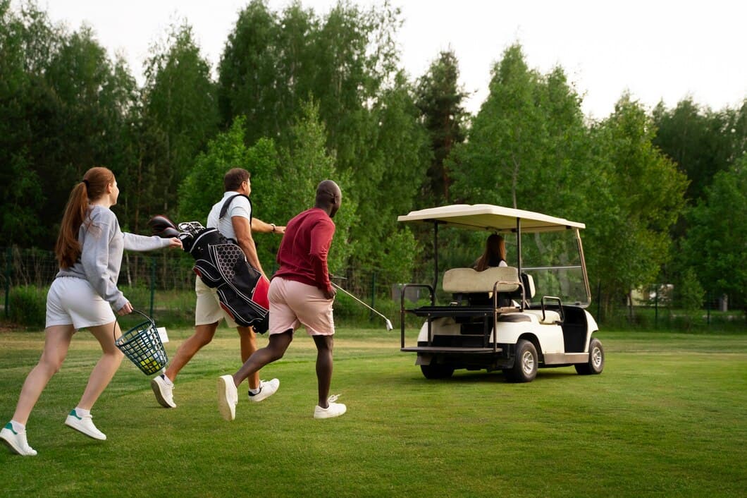 ¿Qué equipo necesitas para practicar golf en un campo de prácticas?